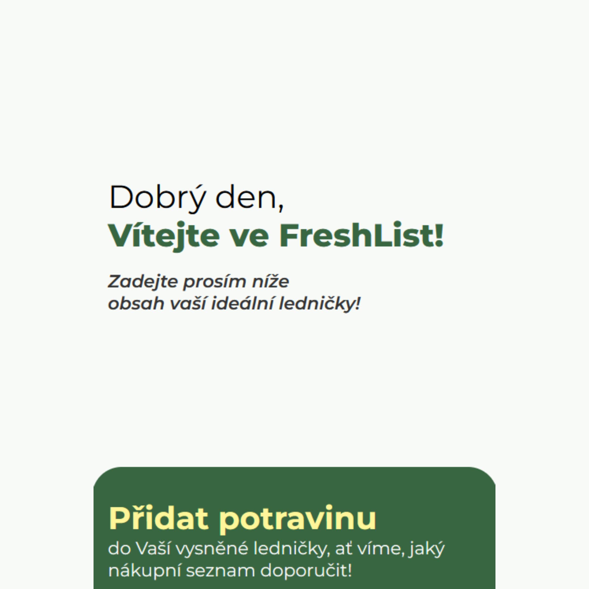 FreshList - Grocery Manager